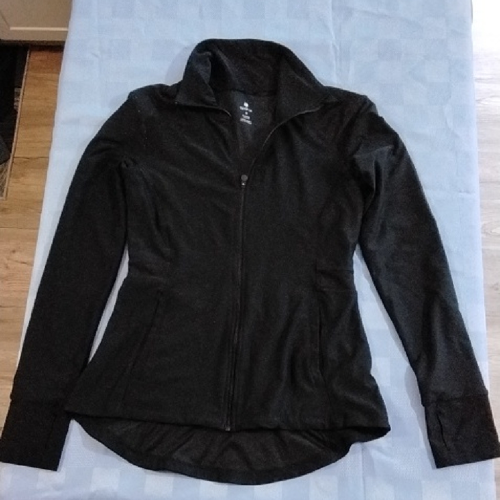 Apana Black Utility Jacket Sleek Design